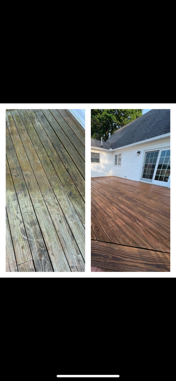 Patio & Deck Cleaning result